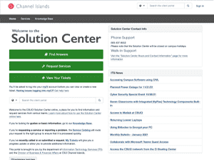 self-service portal channel island