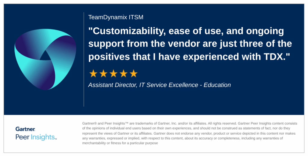 servicenow alternative gartner ITSM